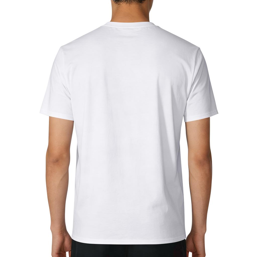 Men's Printed Round Neck T-Shirt Casual Sports Short-Sleeve Top