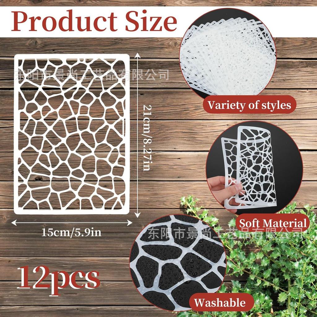 15 Piece Set, Abstract Texture Background Template, Creative Painting Template, Party Decoration, Christmas Gift, Handmade Enthusiast Gift