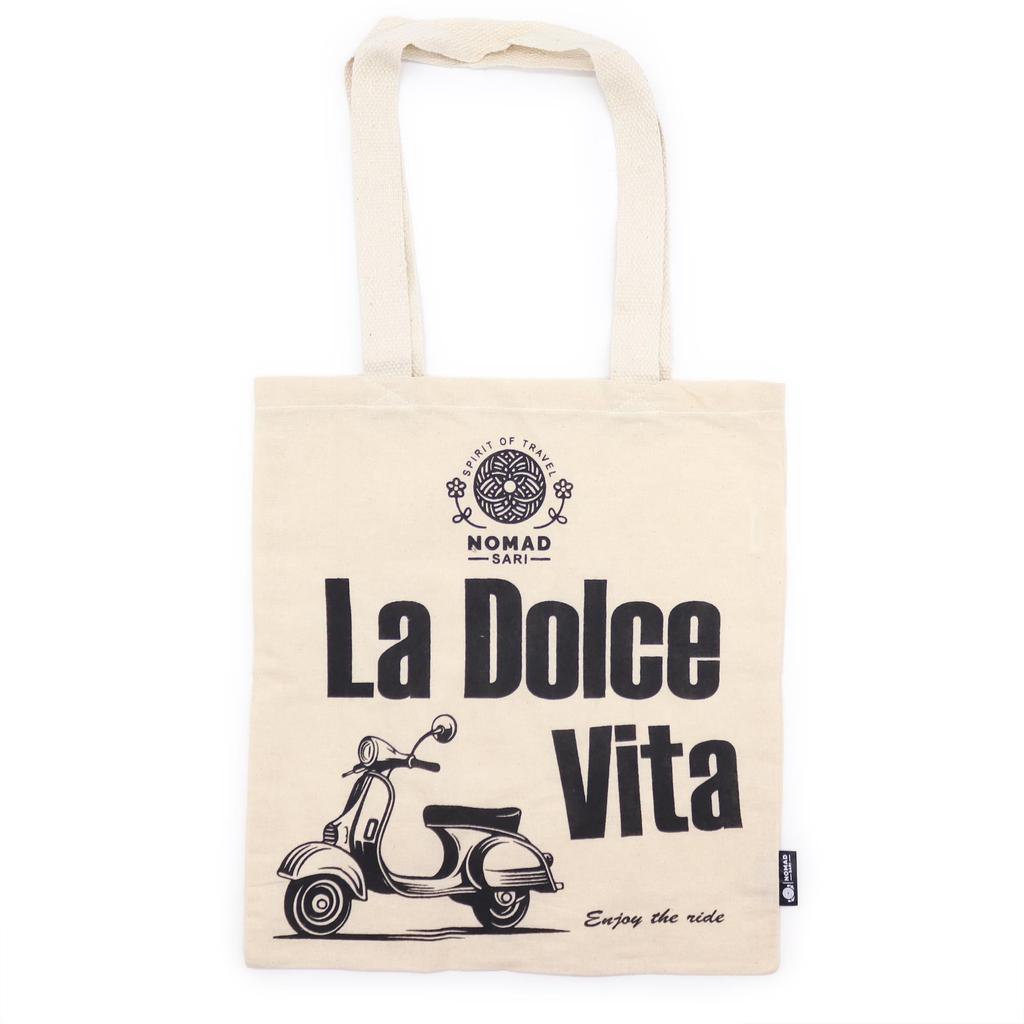 Basic Tote Bag Natural 4oz - La Dolce Vita