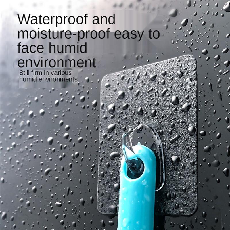 Kitchen Bathroom Heavy Duty Self-adhesive Hook Storage Hanger Wall Mounted Hooks