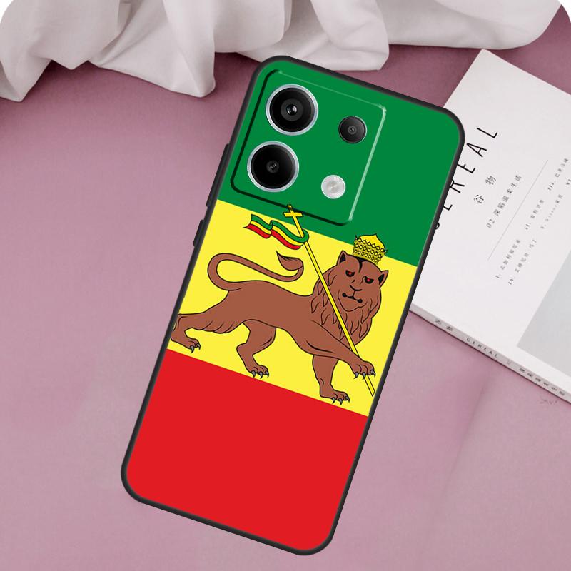 

Ethiopia Flag Case For Xiaomi Redmi Note 14 13 12 11 10 9 15 Pro Plus Redmi 14C 10C 12C 13C 15C 15 Cover Redmi Note 10 Pro