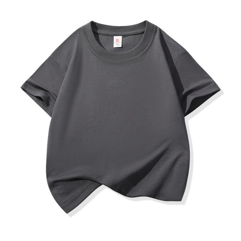 Customizable Kids' Summer Short Sleeve T-shirt with Logo Print