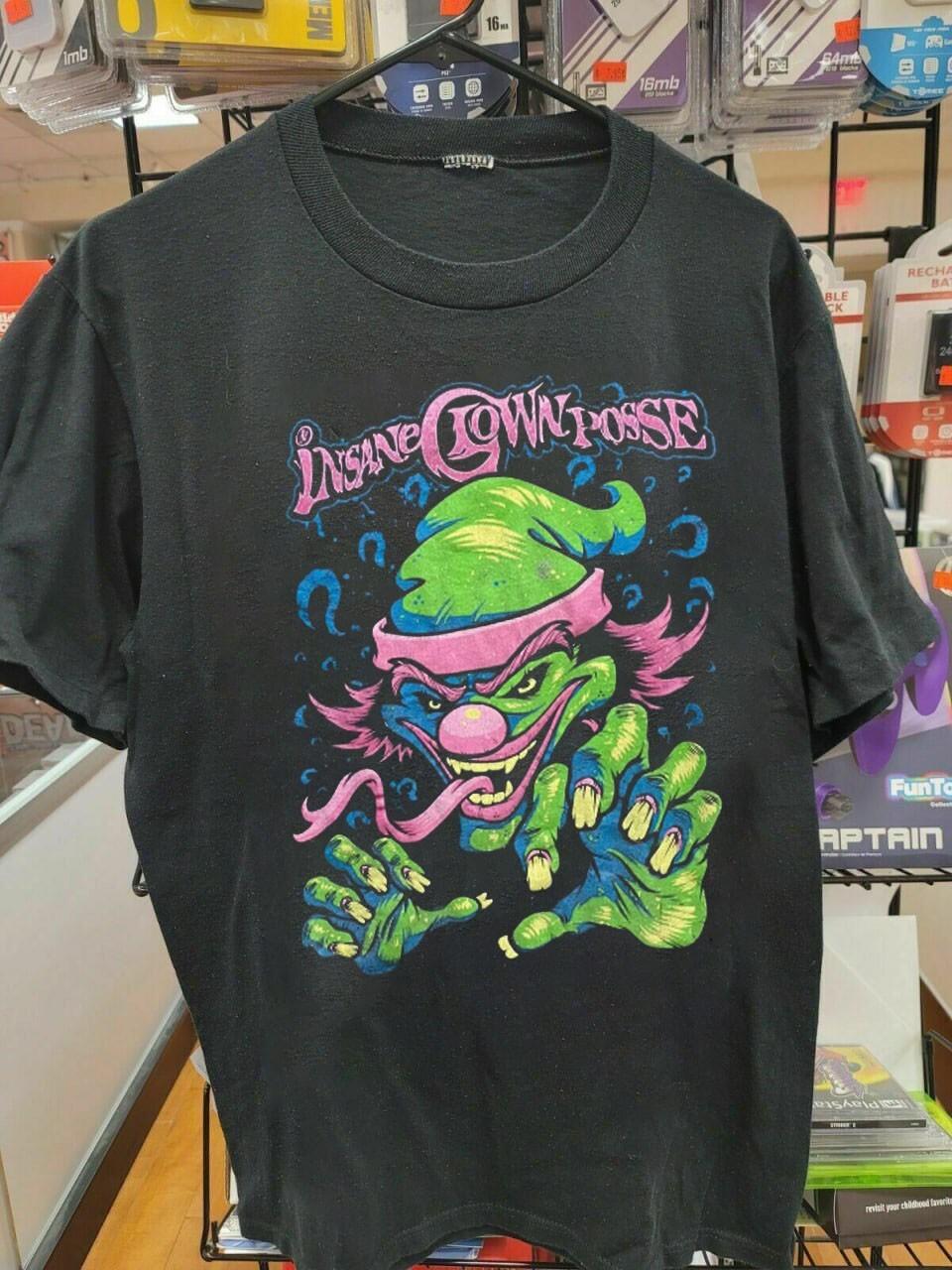 Insane Clown Posse ICP shirt rap band tshirt unisex reprinted black shirt QT1417 S разноцветный