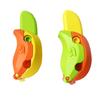 Creative 3D Printing Gravity Mini Banana Cutter Fidget Toy for Teens Adults Colorful Fingertip Plastic Cutter Decompression Toy & Stress