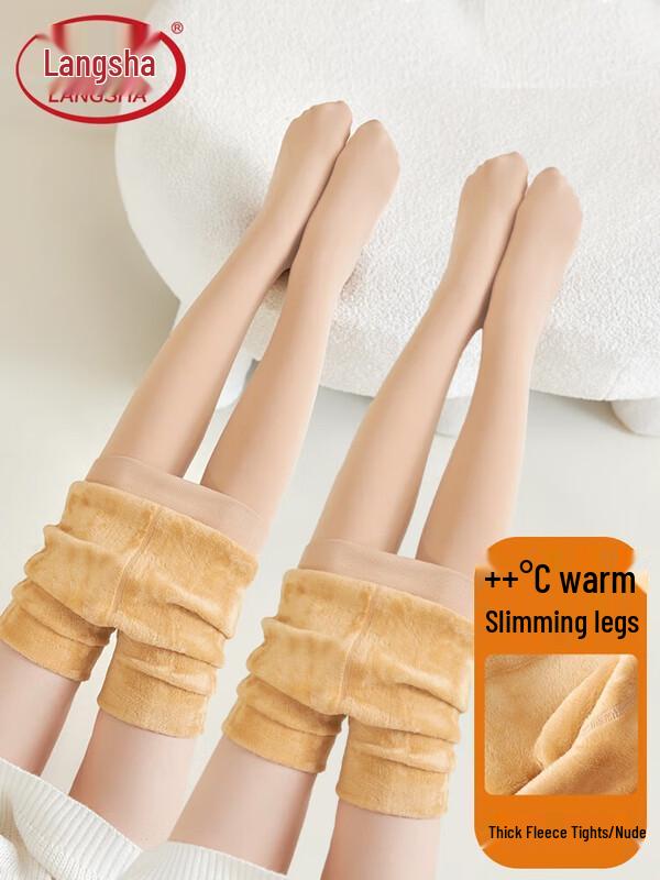 

Женские термоколготки LangSha с флисовой подкладкой, создающие эффект голых ног