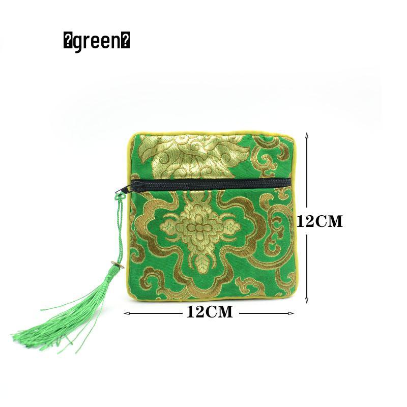 Custom Brocade Jewelry & Lucky Bag - Embroidered Cultural, Bead & Bracelet Bag