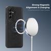 Magnetic Case for Samsung Galaxy A17 4G/5G/A26 5G Leather Back Phone Cover