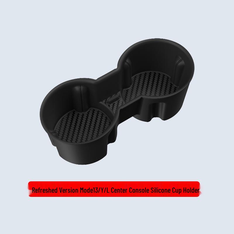 Silicone Anti-Shake Cup Holder for Tesla Model 3/Y Center Console