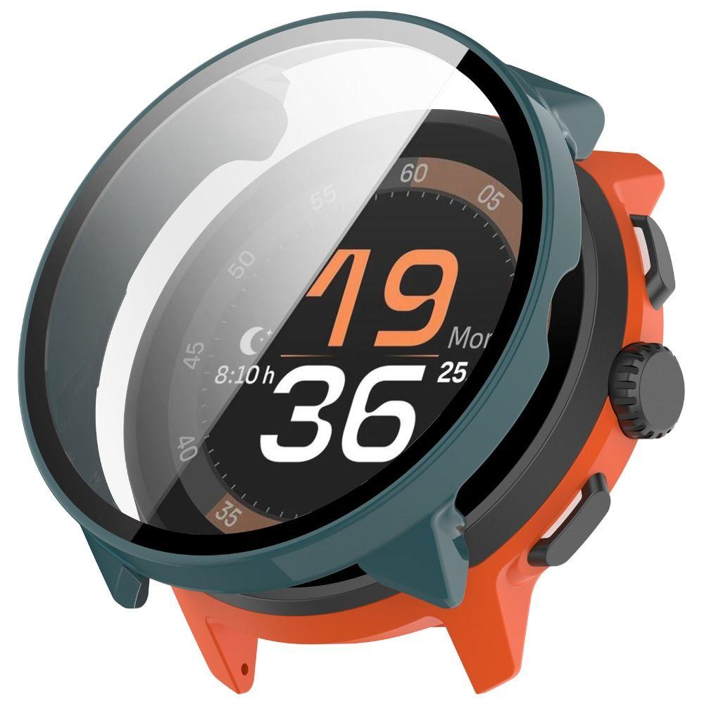 PC+Couverture d'écran trempé Protecteur Anti-Rayures Coque pour Montre Connectée Suunto Run Accessoires