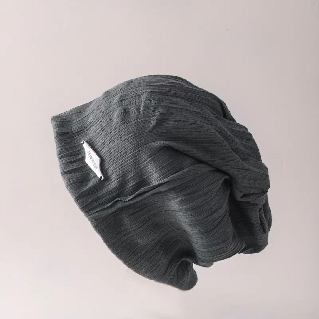 

Свободная шапка-баотоу большого размера для женщин, корейская универсальная однотонная шапка от холода для лица, модный тонкий стиль, шапка-бини для мужчин