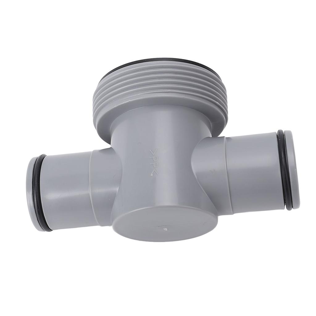 T Type Connector Replacement ABS Leakage Proof T Fitting for 1.5 1.25 Inch Hoses for P61408