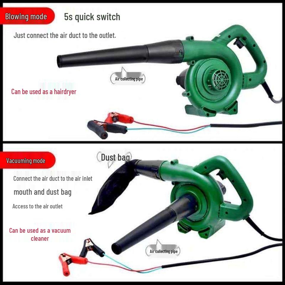 Hochleistungs-Handstaub- und Schneebläser, Dual-Use mit 12V/24V/220V Optionen