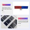 Solar LED Double-Sided Red & Blue Warning Light for Night Road Construction