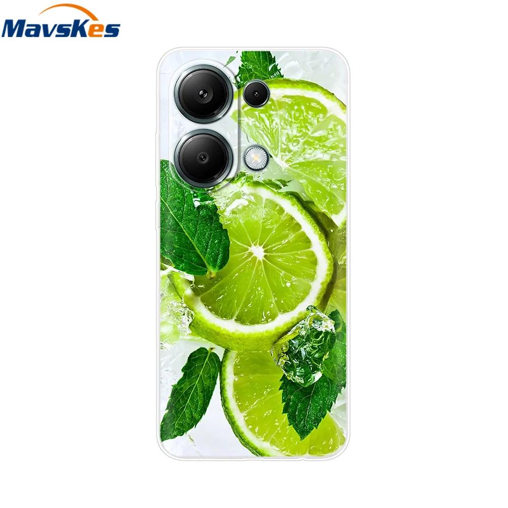 For Xiaomi Redmi Note 13 4G Case Note13 Cover Soft Clear Silicone TPU Back Case Funda For Redmi Note 13 Pro 4G Phone Cases Coque