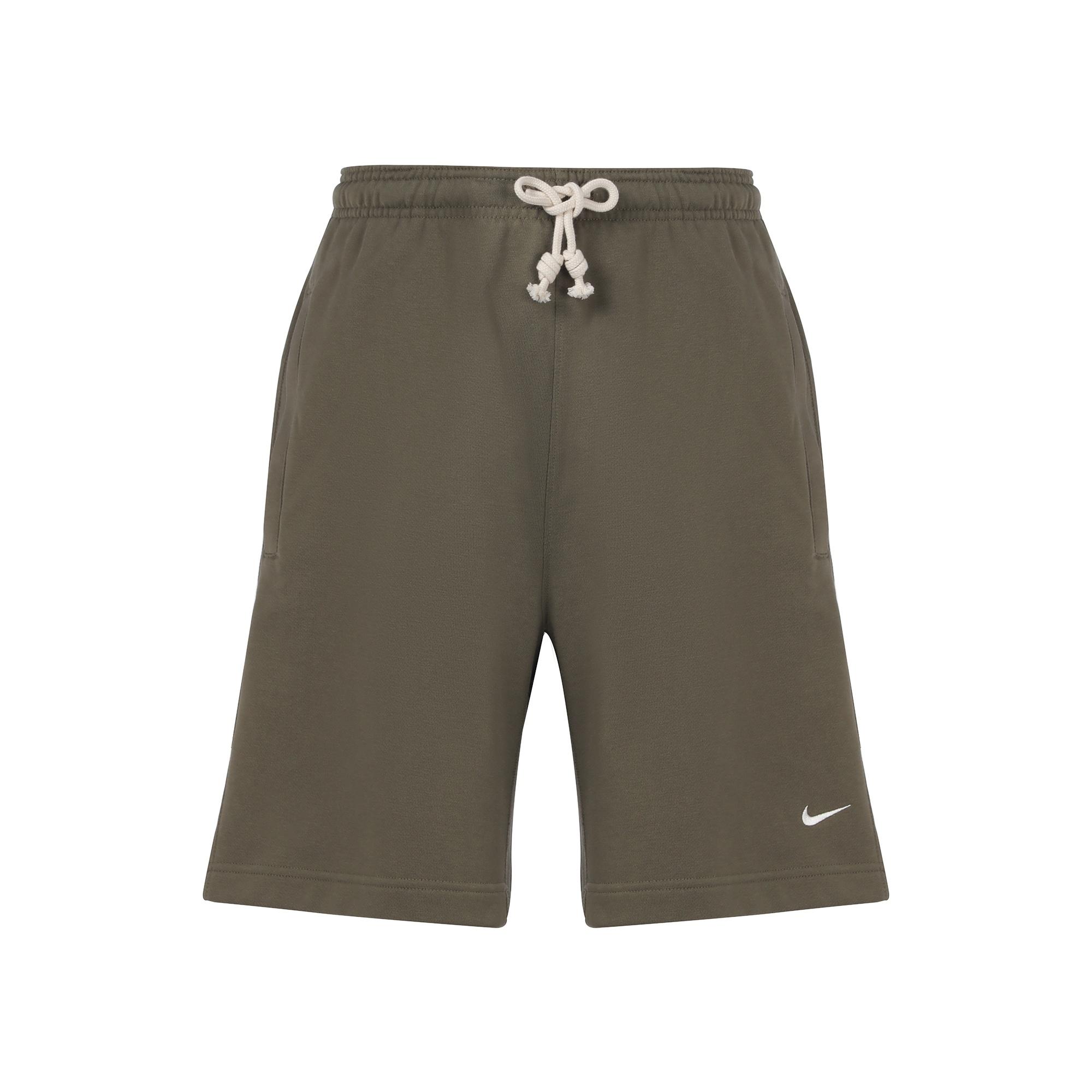 Nike SS22 Solid Color Drawstring Lacing Basketball Shorts Olive Green Men s DQ5713-222 M