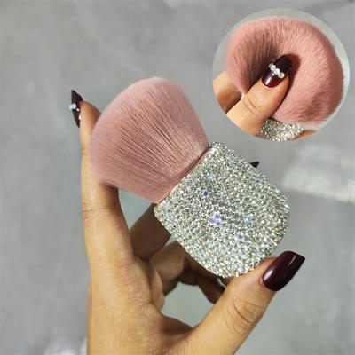Diamantová rukojeť Štětec na make-up Profesionální štětec na sypký pudr Štětce na tvářenku Houbičková hlava Štětec na make-up Štětec na tvářenku z měkkých štětin Nástroj