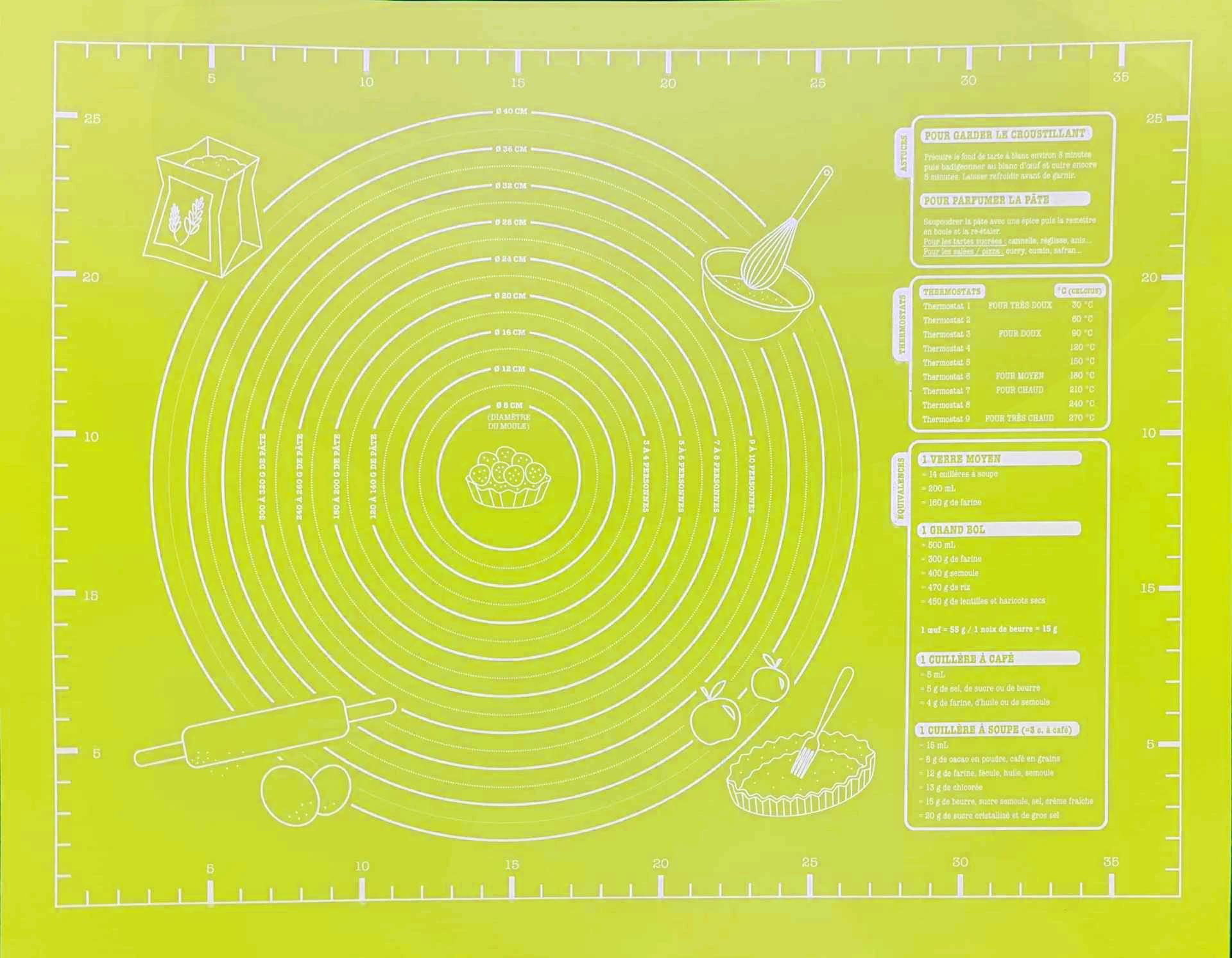 

45x60 см, очень большой коврик для выпечки, силиконовый коврик, коврик для выпечки, коврик для раскатывания теста, тесто для пиццы, антипригарный держатель, кухонные инструменты 45x60cm зелёный
