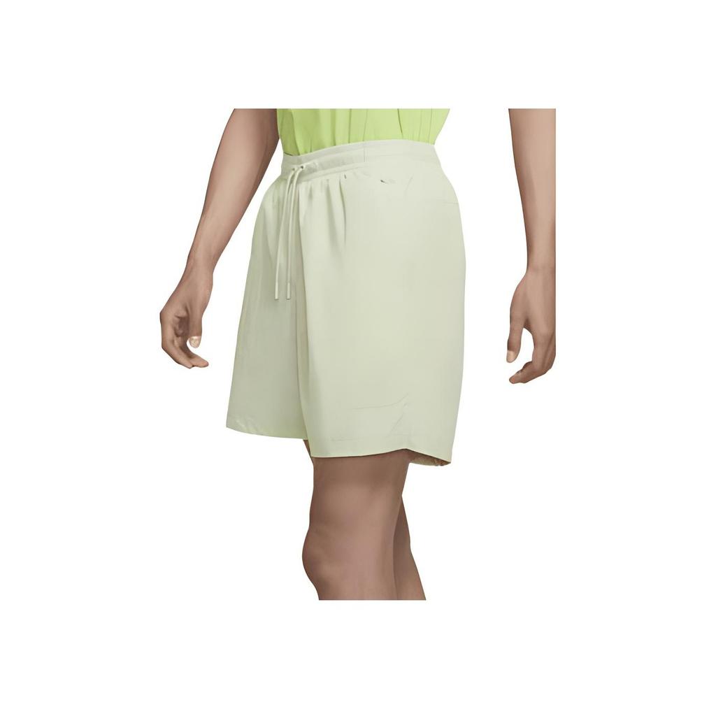 Nike Zen And Tea Collection Breathable Solid Color Drawstring Shorts Men Bottoms Light-Olive-Green Grey DV6194-371