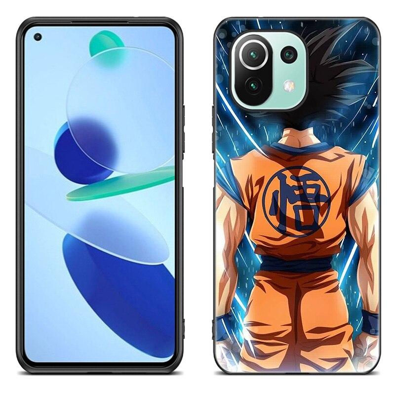 Anime Son Goku Ultra Instinct Phone Case For Xiaomi Mi POCO X3 NFC F3 GT M3 11i 11 Ultra 10T Pro A2 11 Lite Redmi K40 K20 7 7A