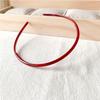 Bright Color Hairband Women Plastic Solid Color Thin Edge Toothed Non-slip Hair Hoop Headbands Girls Hair Accessories