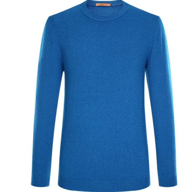 

Men s Slim Fit 100% Wool Round Neck Sweater - Autumn Collection 170/88A
