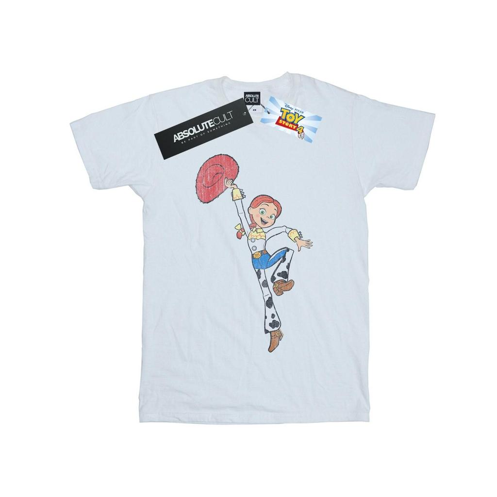 Disney Womens/Ladies Toy Story 4 Jessie Jump Pose Cotton Boyfriend T-Shirt