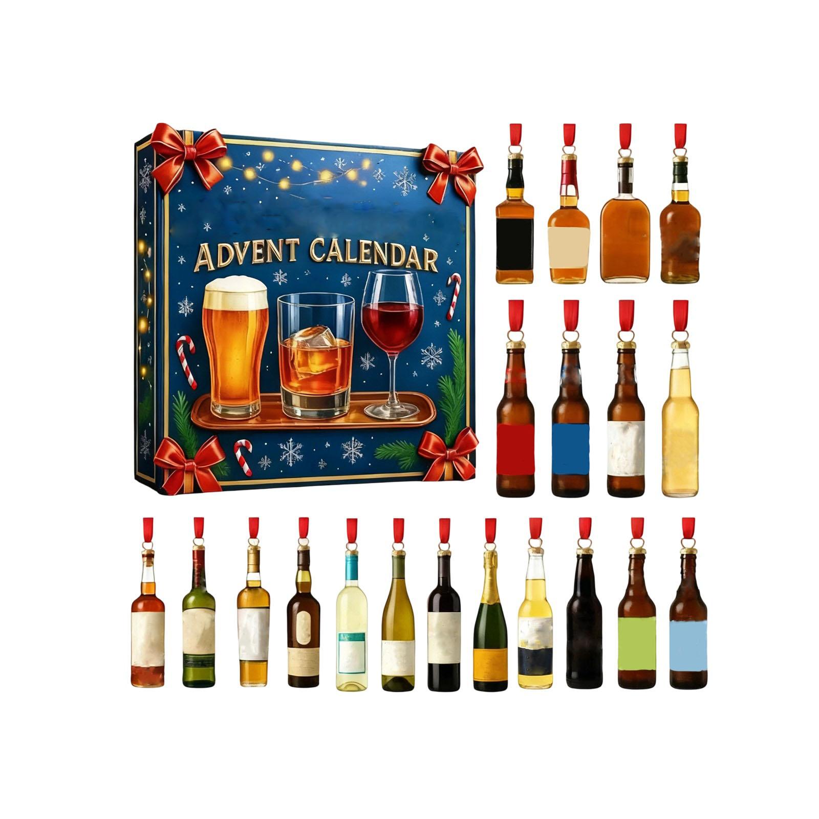 

1pc 2D Christmas Gift Arrival Festival Calendar Christmas Tree Decoration Acrylic Pendant One Size