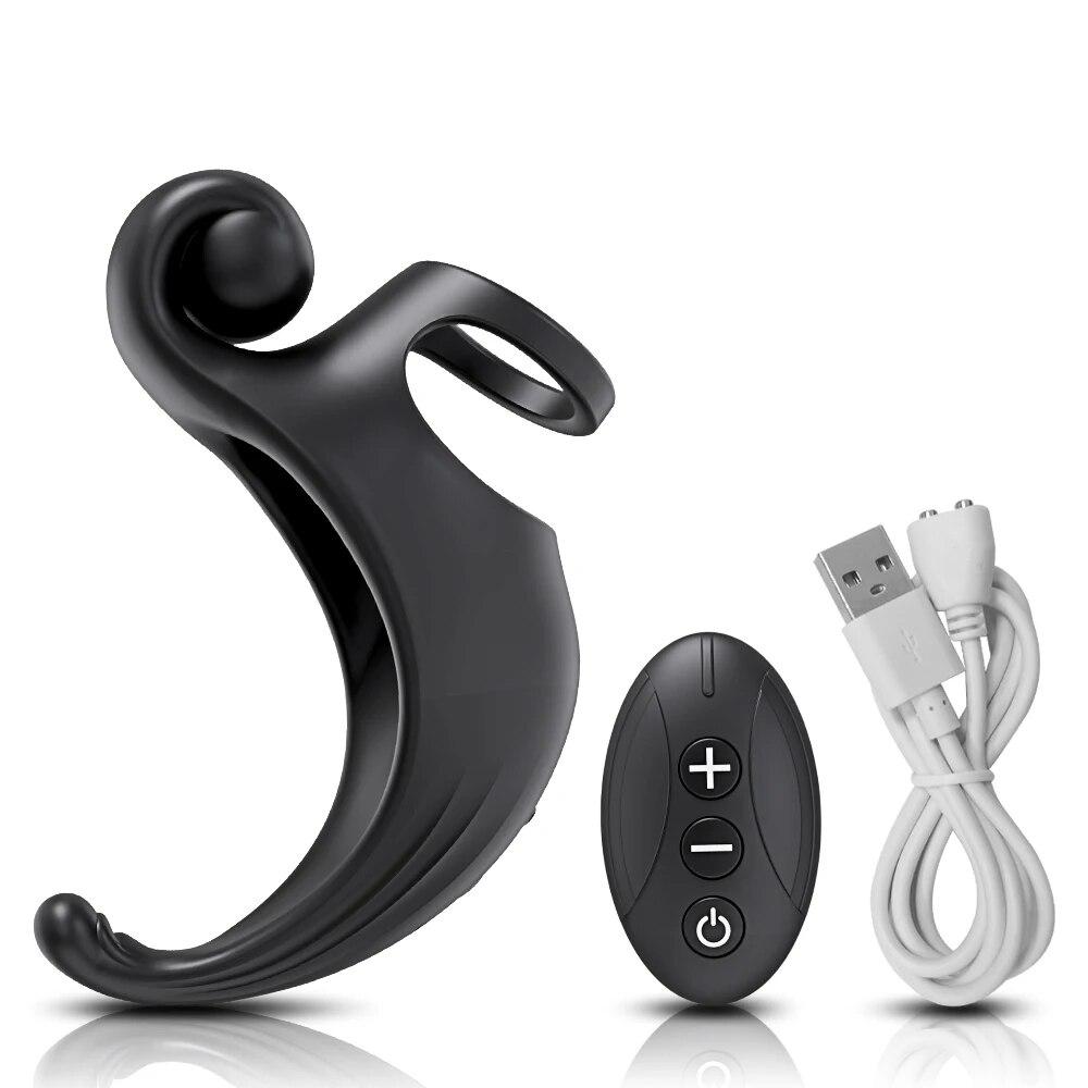 Cockring Penis Rings Vibrator for Men and Women Wireless Remote Control Semen Lock Delay Ejaculation Sex Toys for Male Cock Ring