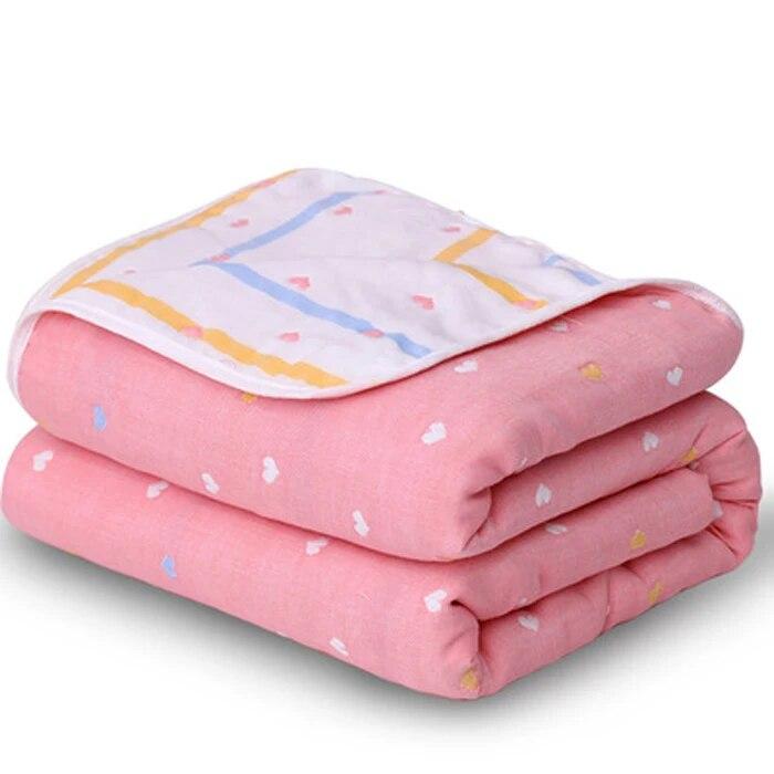 Chiffon Towel, 6-layer Cotton Duvet, Adult and Children, Double Bed, Air Conditioner, Fine Duvet, Extra Large Bedding