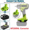 MT20RNL DM18RL Adapter For Makita/Dewalt/Milwaukee 18V Lithium battery Convert to For Ryobi 18V Power Tool Converter