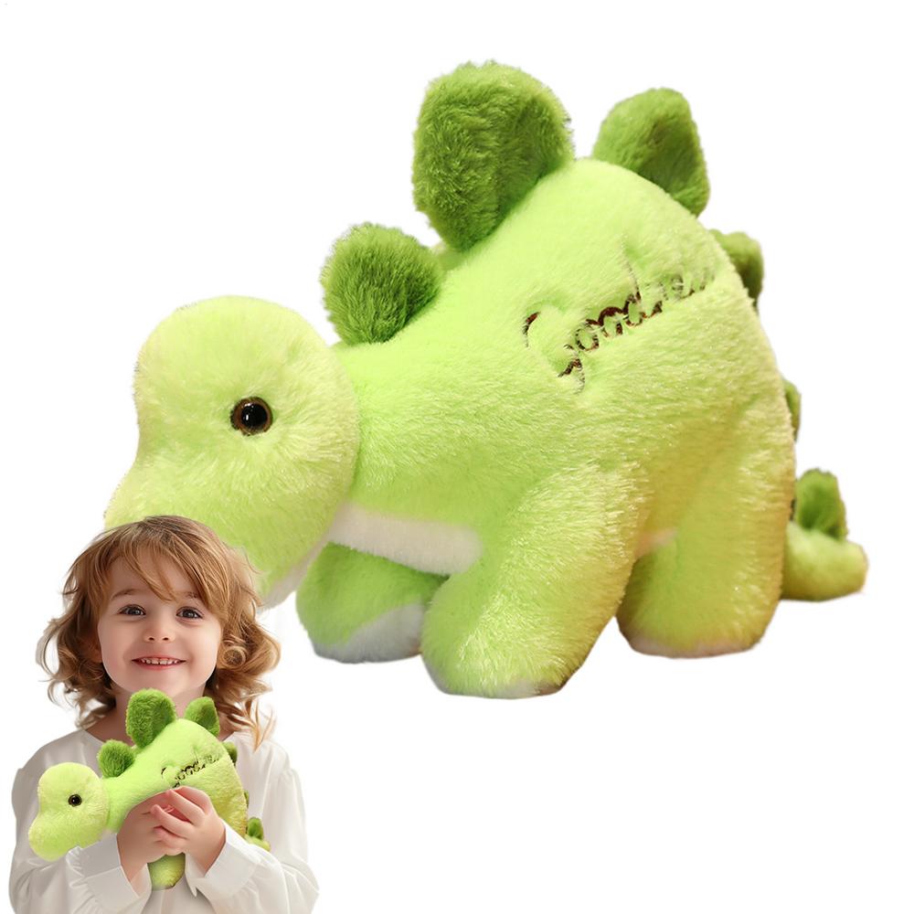 Dinosaur Stuffed Animal Plushie Dinosaur Dolls Pillow Cartoon Dino Plushies Doll Stuffed Dinosaur Toys for Home School Travel
