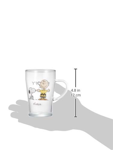 PEANUTS" Heat-Resistant Glass Mug, Charlie Brown Design, SN522-815