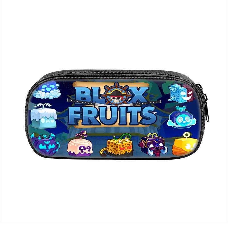 Пенал Roblox Blox Fruits из нейлона для детей и школьников красный