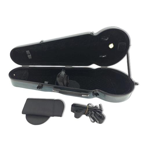 Vetimobato Viola Case, 16-inch, Adjustable Interior Fits 15-16.5-inch Violas, Carbon Fiber Hard Shell, Ultra Lightweight & Impact Resistant, Two Bow H