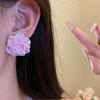 Jewelry Accessories Resin Flower Earrings Set Vacation Style Sweet Stud Earrings  Summer Beach