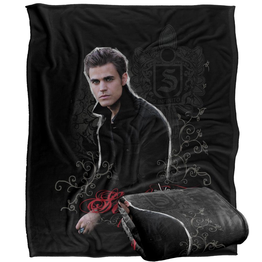 Vampire Diaries Portrait Stefan Blanket