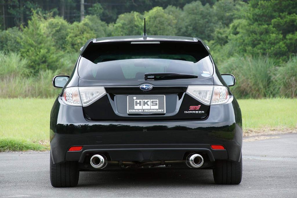 HKS Automotive Sports Muffler High Power Spec L II Subaru Impreza Vehicle Inspection Compatible Intake and Exhaust System Parts GRB/GRF 31019-AF127