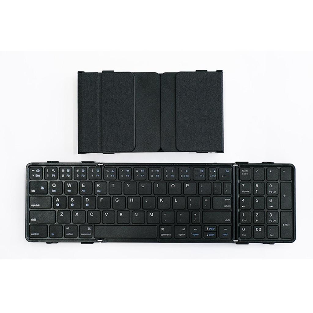 Folding Bluetooth Keyboard with Digital Zone Mobile Phone Tablet Portable External Wireless Bluetooth Mute