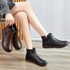 Winter Women Genuine Leather Casual Lightweight Ankle Boots Female Plus Velvet Warm Snow Boots Mother Waterproof Non-slip Boots