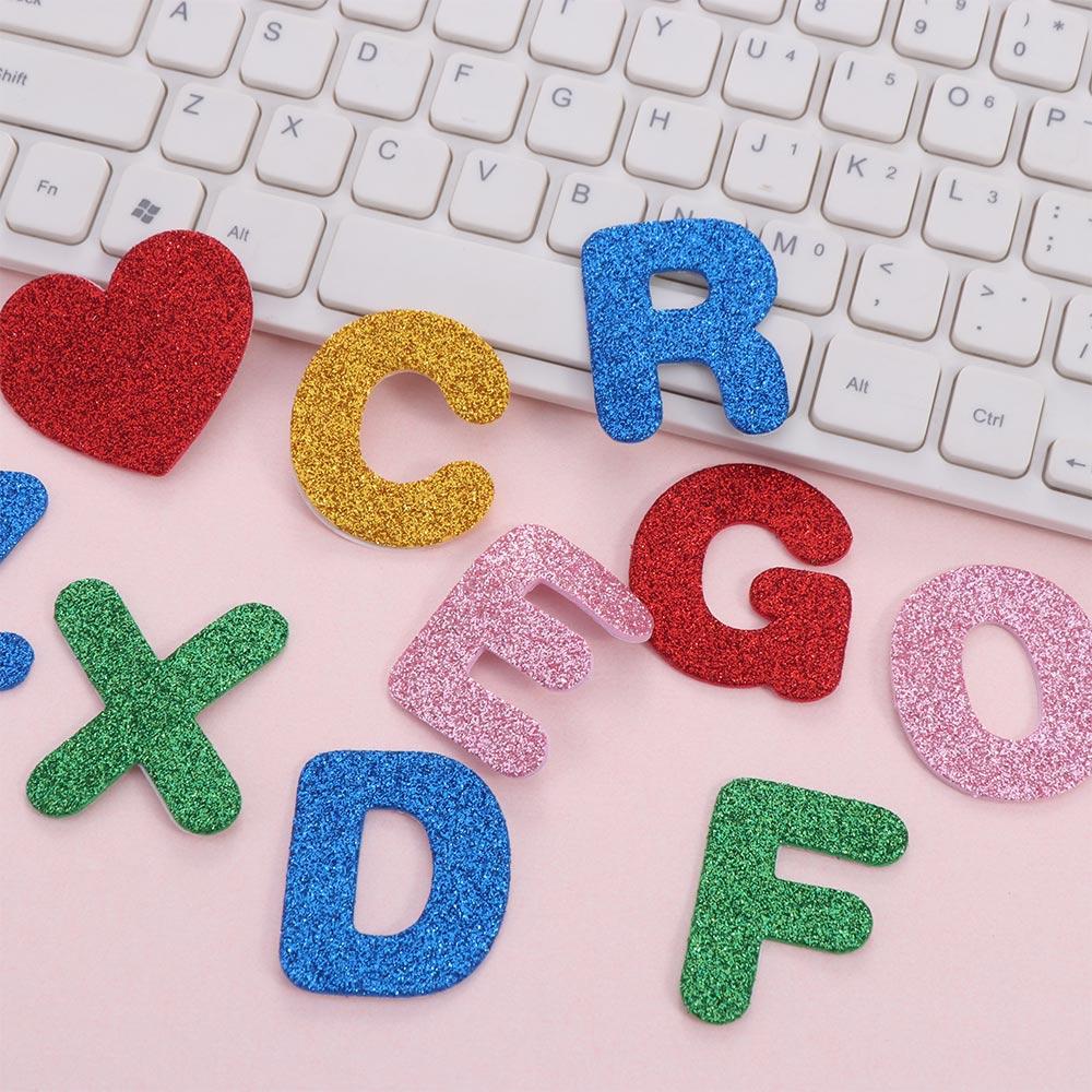 אותיות A-Z מדבקות אותיות קצף מדבקות קיר אלפבית לימוד מדבקה חינוכית מוקדמת