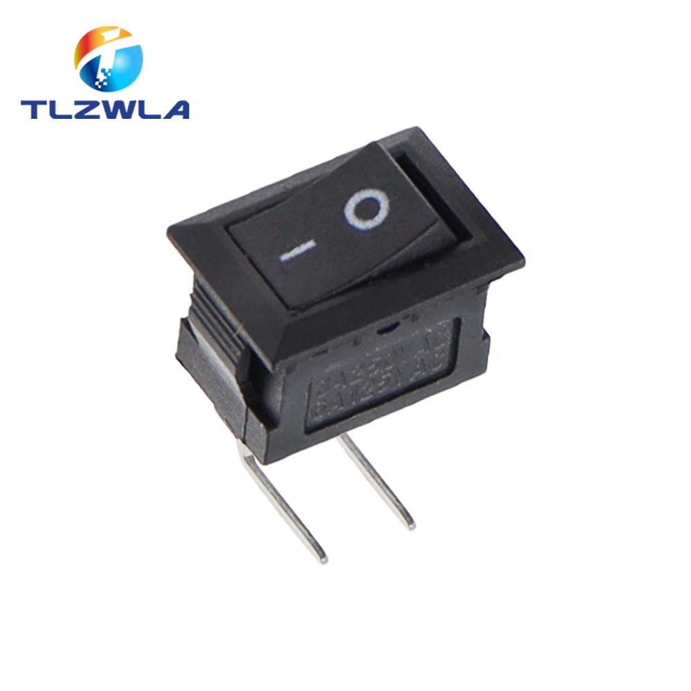 5/10 Stück KCD11 Kippschalter 10*15mm Mini-Druckschalter EIN-AUS / EIN-AUS-EIN 2 Pins / 3 Pins 3A 250VAC / 6A 125VAC 10x15mm