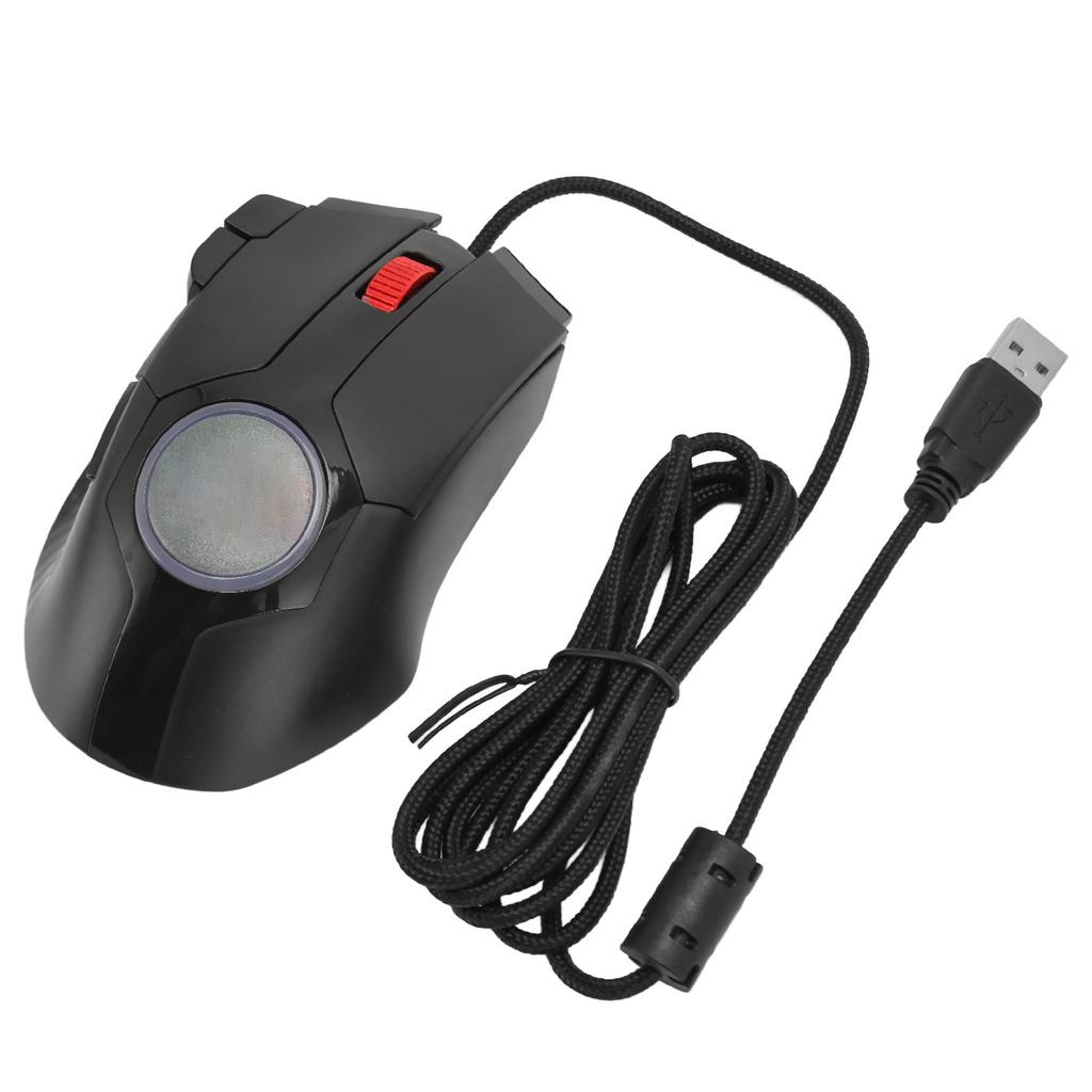 Gaming Mouse 7200 DPI RGB Backlit 8 Keys BT Mouse with Fire Button for Laptop PC