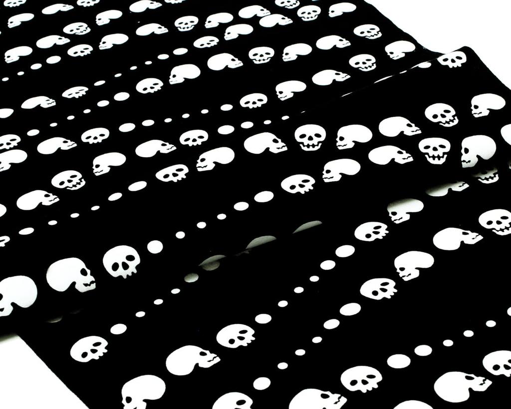 Farbowany ręcznik Anbo Autentyczny farbowany bawełniany Tokuoka Wyprodukowano w Japonii 35cm x 100cm "Kołysząca się czaszka" 100%