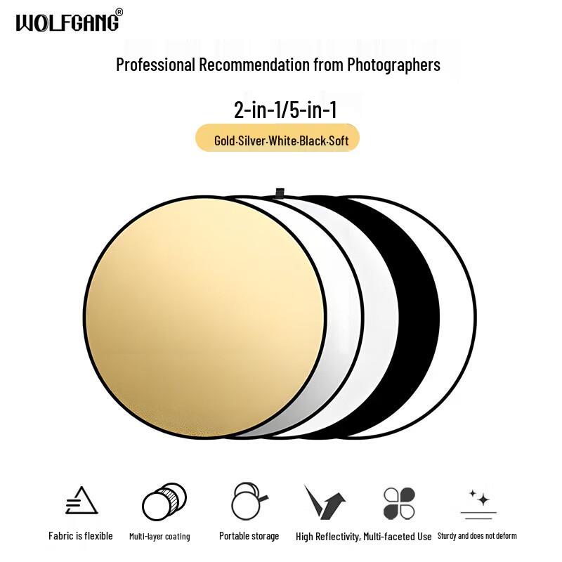 Wolfgang 5-in-1 Photography Reflector