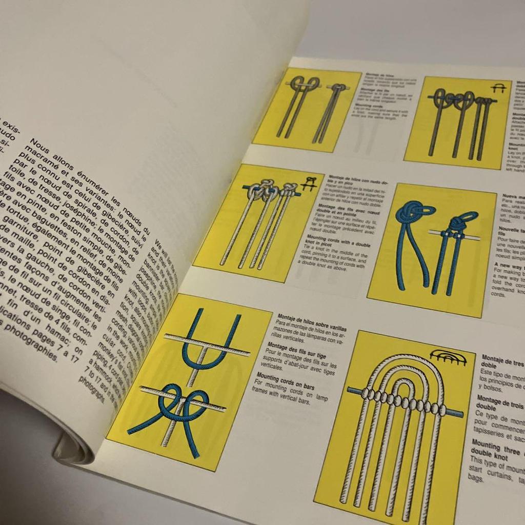 [GEBRAUCHT] Fremdsprachige Bücher MACRAMÉ Textil