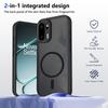 KEYSION Magnetic Phone Case for OnePlus 15R Soft Silicone+PC Matte Translucent Clear Shockproof Cover for OnePlus 1+ Ace 6 6T