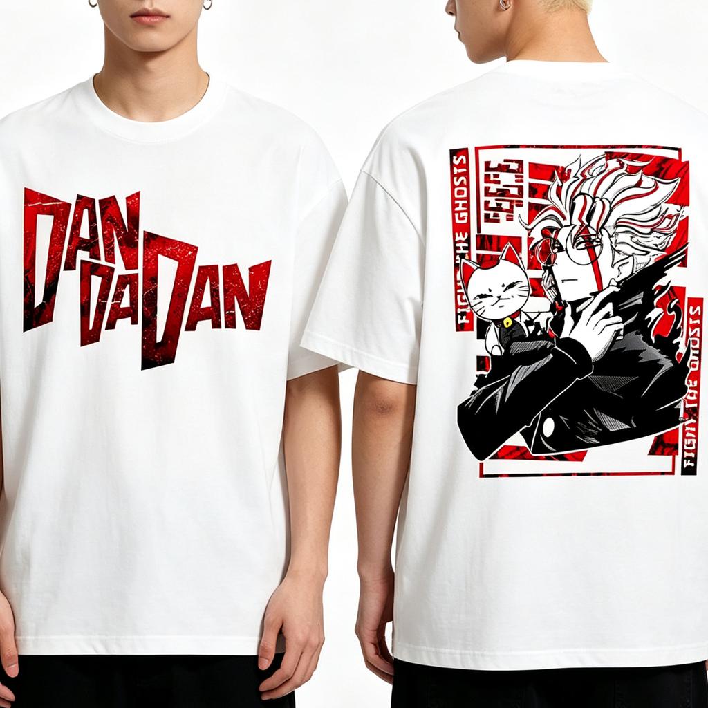 Summer Hot Sale Japan Anime Dandadan Graphic T Shirts Unisex Unisex Fashion Cartoon Tshirts Y2k Gothic Cotton Oversized Tshirts