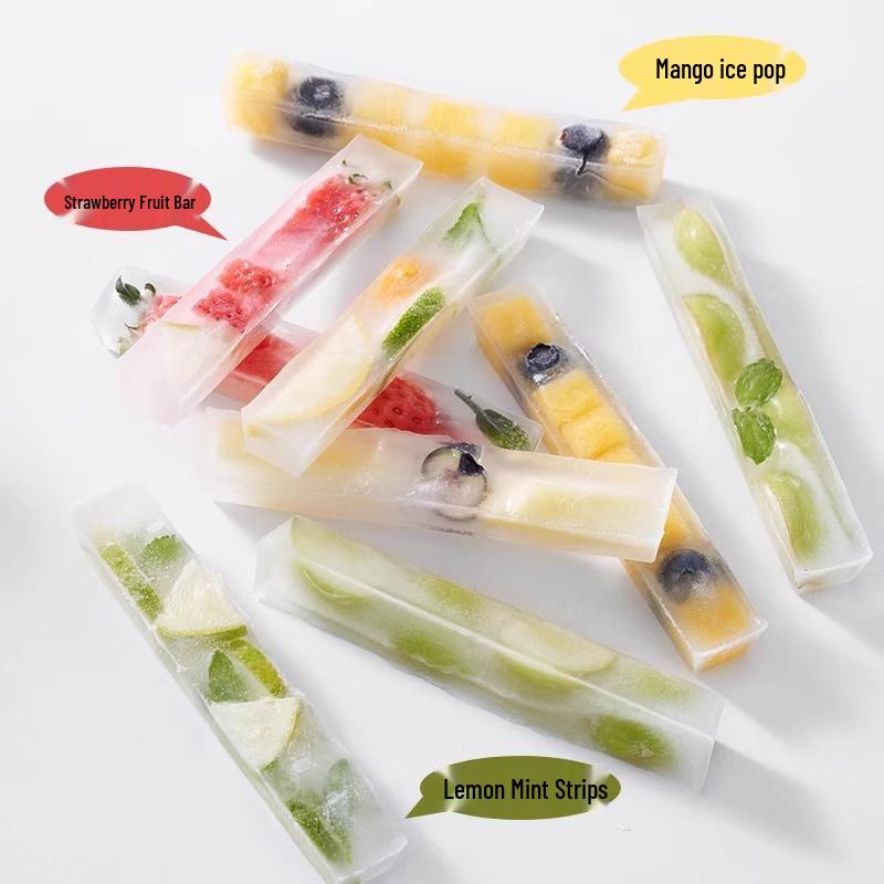 Food Grade Long Ice Cube Mold & Storage Tray for Whiskey and Cocktails