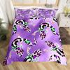 Lizard Warm Comforter Cover for Tens, Reptile Soft Duvet Cover Twin Sized Dimensions, Bohemian Paisley Batik Beding Set Exotic Animal Comfortable