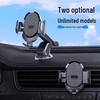 Larger Telescopic Car Phone Holder with Suction Cup and Air Vent Mount